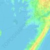 Jersey Island topographic map, elevation, terrain