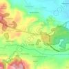 Surodadi topographic map, elevation, terrain