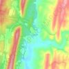 Chaneysville topographic map, elevation, terrain