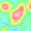 Quartz Mountain topographic map, elevation, terrain