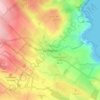 Coldingham topographic map, elevation, terrain