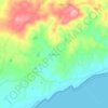 Batutua topographic map, elevation, terrain