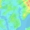 Kerfrehour topographic map, elevation, terrain