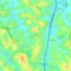 Kahanthota topographic map, elevation, terrain