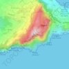 Monte Solaro topographic map, elevation, terrain