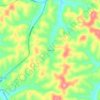 Panama topographic map, elevation, terrain