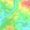 Soberton Heath topographic map, elevation, terrain