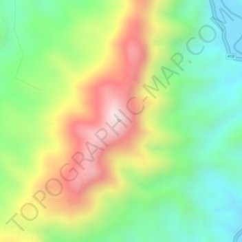 Aiyoeweng-Sea Of Mist topographic map, elevation, terrain