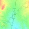 Kayathar topographic map, elevation, terrain