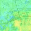 Carolyn Gardens topographic map, elevation, terrain