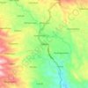 Kawali topographic map, elevation, terrain