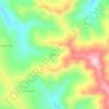 Marao topographic map, elevation, terrain