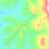 Gramsh Fshat topographic map, elevation, terrain