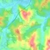 Bedoña auzoa topographic map, elevation, terrain