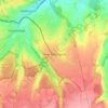 New Addington topographic map, elevation, terrain