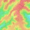 Fritham topographic map, elevation, terrain