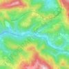 Rižana / Risano topographic map, elevation, terrain
