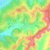 Grid topographic map, elevation, terrain