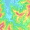 Kršikla topographic map, elevation, terrain