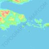 Samarai Island topographic map, elevation, terrain