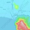 Puger topographic map, elevation, terrain