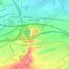 Hillend topographic map, elevation, terrain