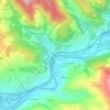 Compiobbi topographic map, elevation, terrain