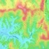 Walnut Mountain topographic map, elevation, terrain