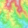 Ontignano topographic map, elevation, terrain