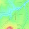 Tezontepec de Aldama topographic map, elevation, terrain