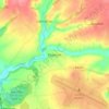 Penmark topographic map, elevation, terrain