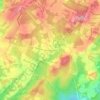 Calais Crossroads topographic map, elevation, terrain