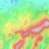 Bois Noir topographic map, elevation, terrain