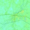 Gangarampur topographic map, elevation, terrain