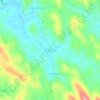 Areekara topographic map, elevation, terrain