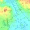 Glenlochar topographic map, elevation, terrain