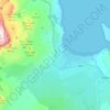 Glasphein topographic map, elevation, terrain