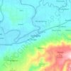 Somagede topographic map, elevation, terrain