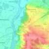 Urwiska topographic map, elevation, terrain