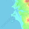 Malvan topographic map, elevation, terrain