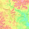 Lộc Thắng topographic map, elevation, terrain