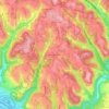 Monroe Heights topographic map, elevation, terrain
