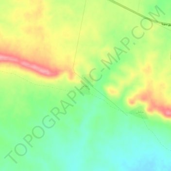 Tallik topographic map, elevation, terrain