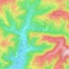 Padna topographic map, elevation, terrain