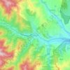 Kapan topographic map, elevation, terrain