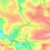 Trelash topographic map, elevation, terrain