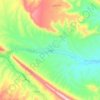 Kalat topographic map, elevation, terrain