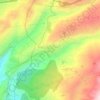 Ain Dara topographic map, elevation, terrain