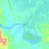 Kaptai topographic map, elevation, terrain