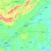 丹棱县 topographic map, elevation, terrain